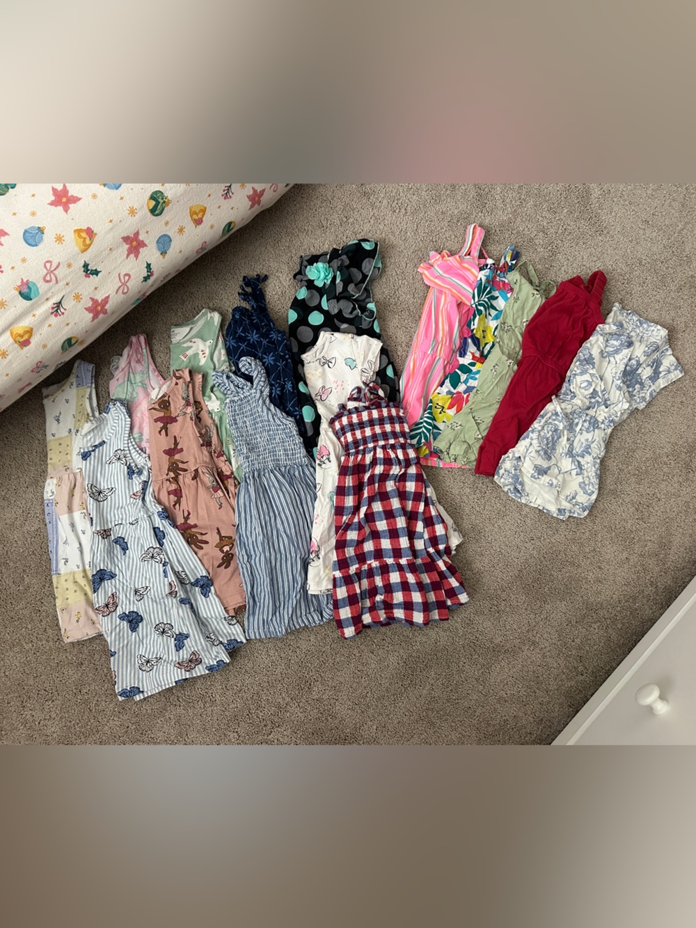 15 Girls' Summer Dresses and Rompers - 3T/4T